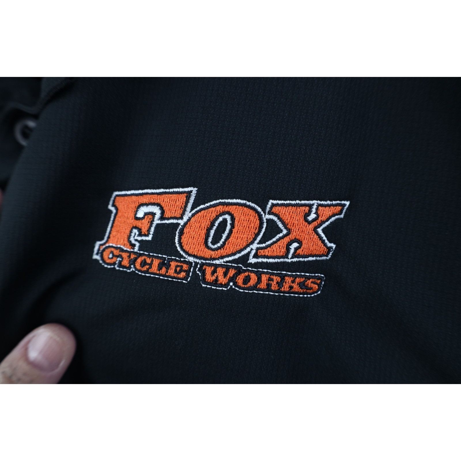 Nike New Nike Fox Cycle Works Motorcycle Knit Golf Polo Size US L / EU 52-54 / 3 - 4 Thumbnail