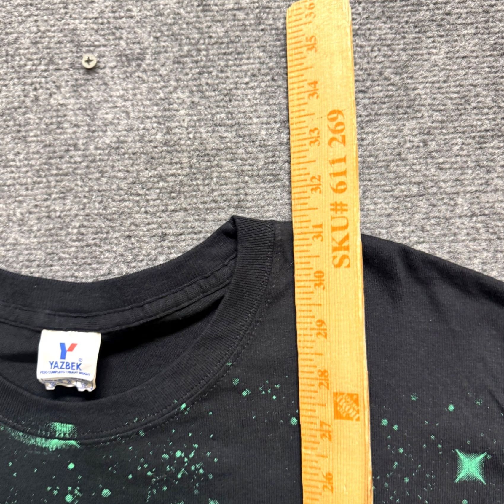 Vintage VINTAGE Cancun Mexico Y2K T-shirt Men's 2XL Green Black AOP Green 90s Skull Skater Shirt Mens Size US XXL / EU 58 / 5 - 5 Thumbnail