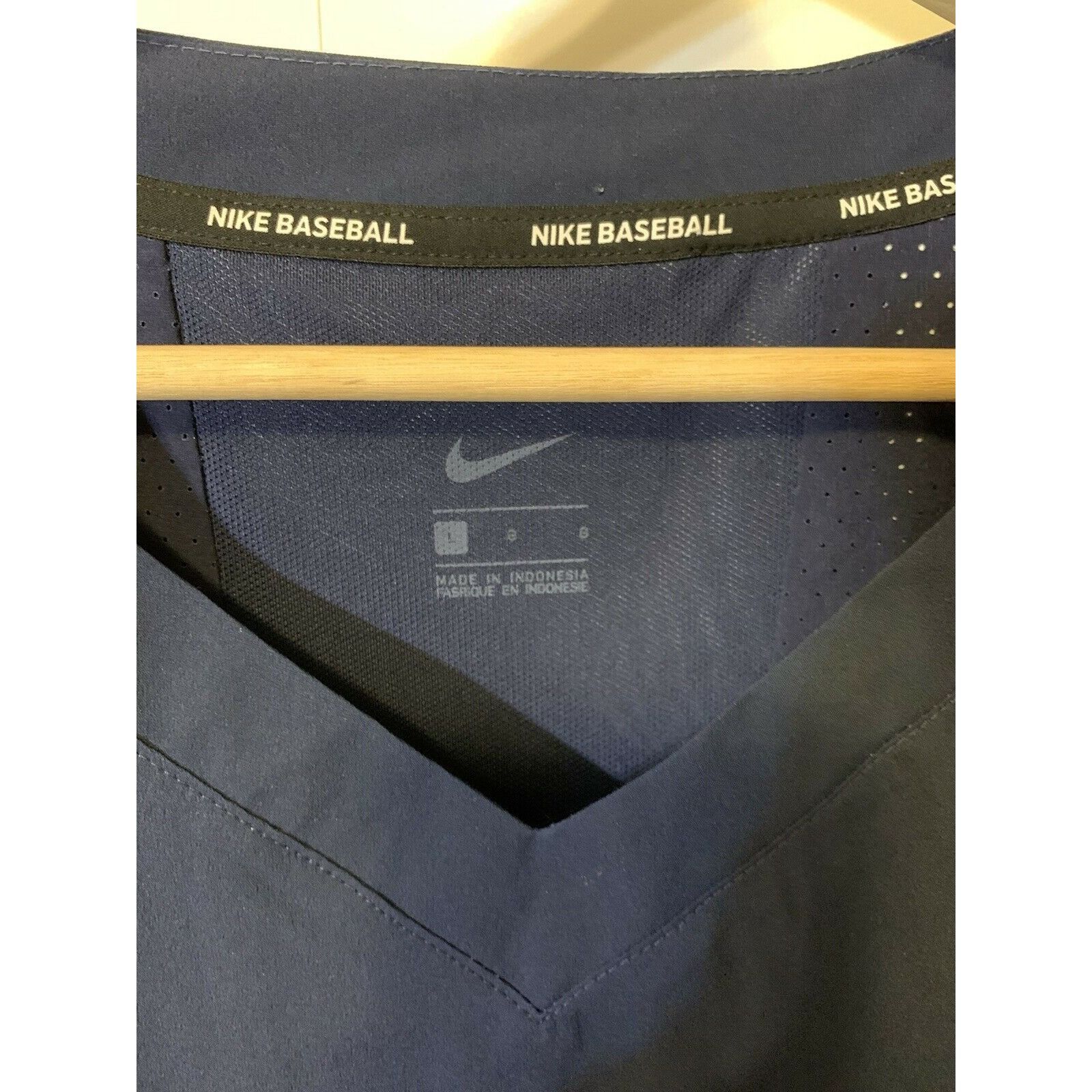 Nike New $85 Nike Hot Baseball Jacket Short Sleeve Mens Sz L 8973 Size US L / EU 52-54 / 3 - 2 Thumbnail
