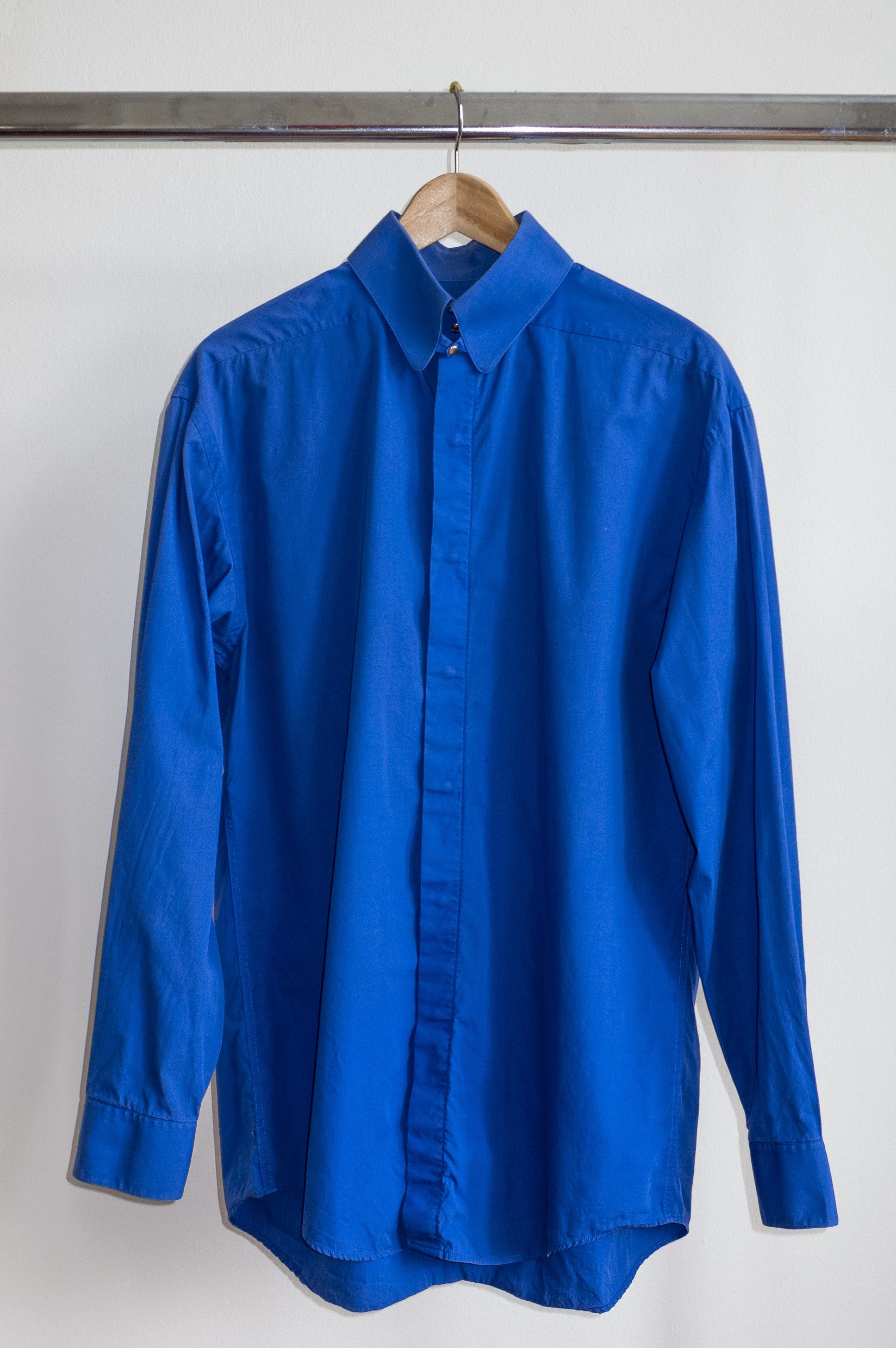 Thierry Mugler Royal Blue Snap-up Thierry Mugler Shirt | Grailed