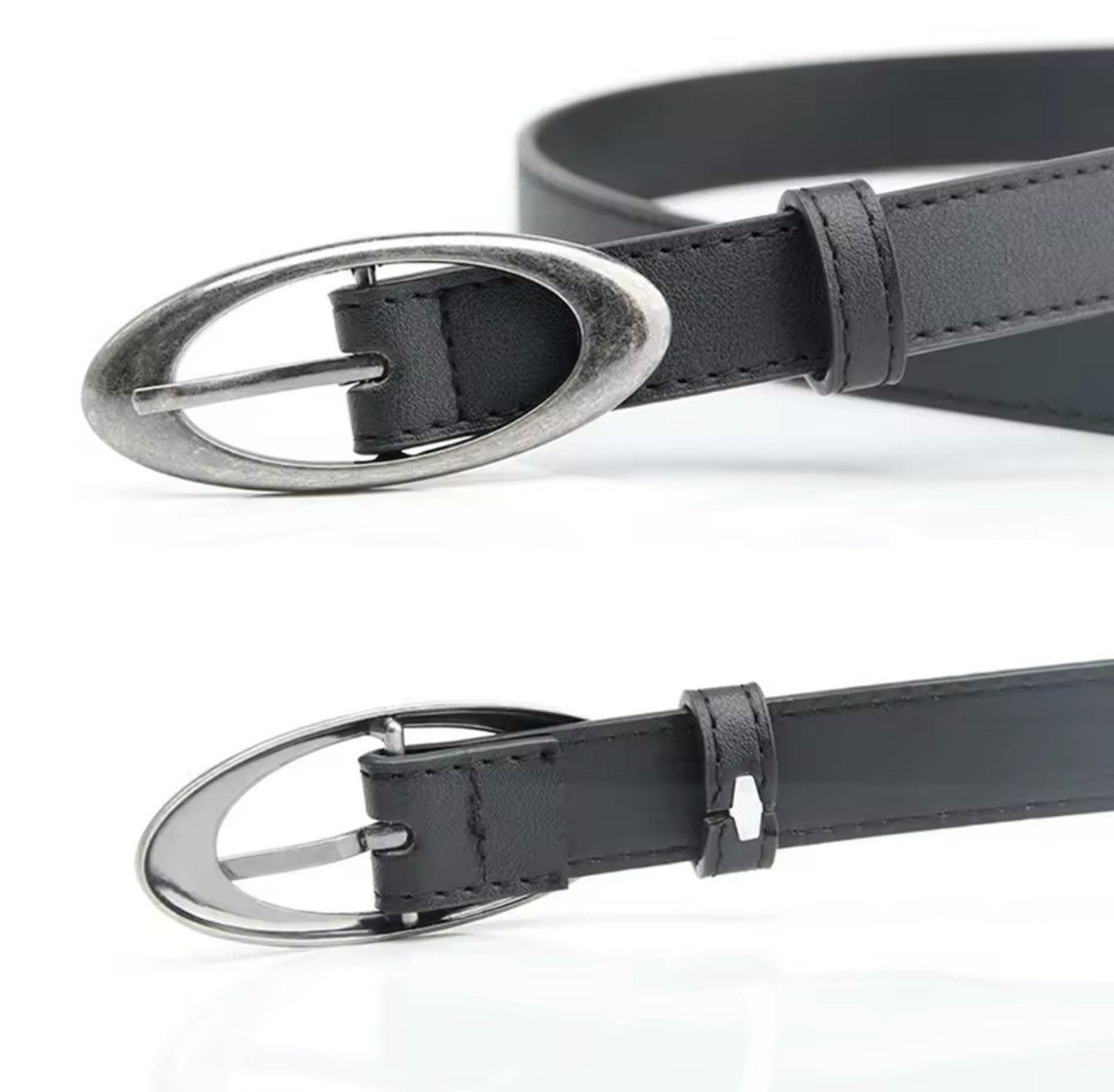 Japanese Brand × Vintage Harajuku Y2K Pu Leather Belt Size ONE SIZE - 3 Thumbnail