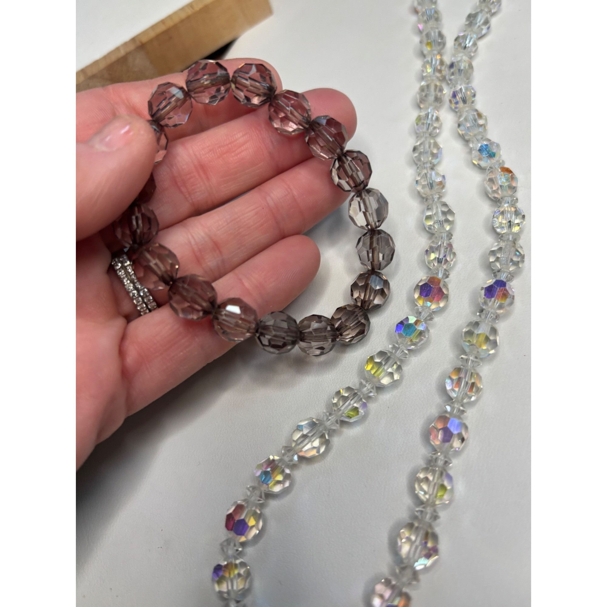 Other Vintage Crystal Beaded Necklace & Bracelet Set Size ONE SIZE - 4 Thumbnail