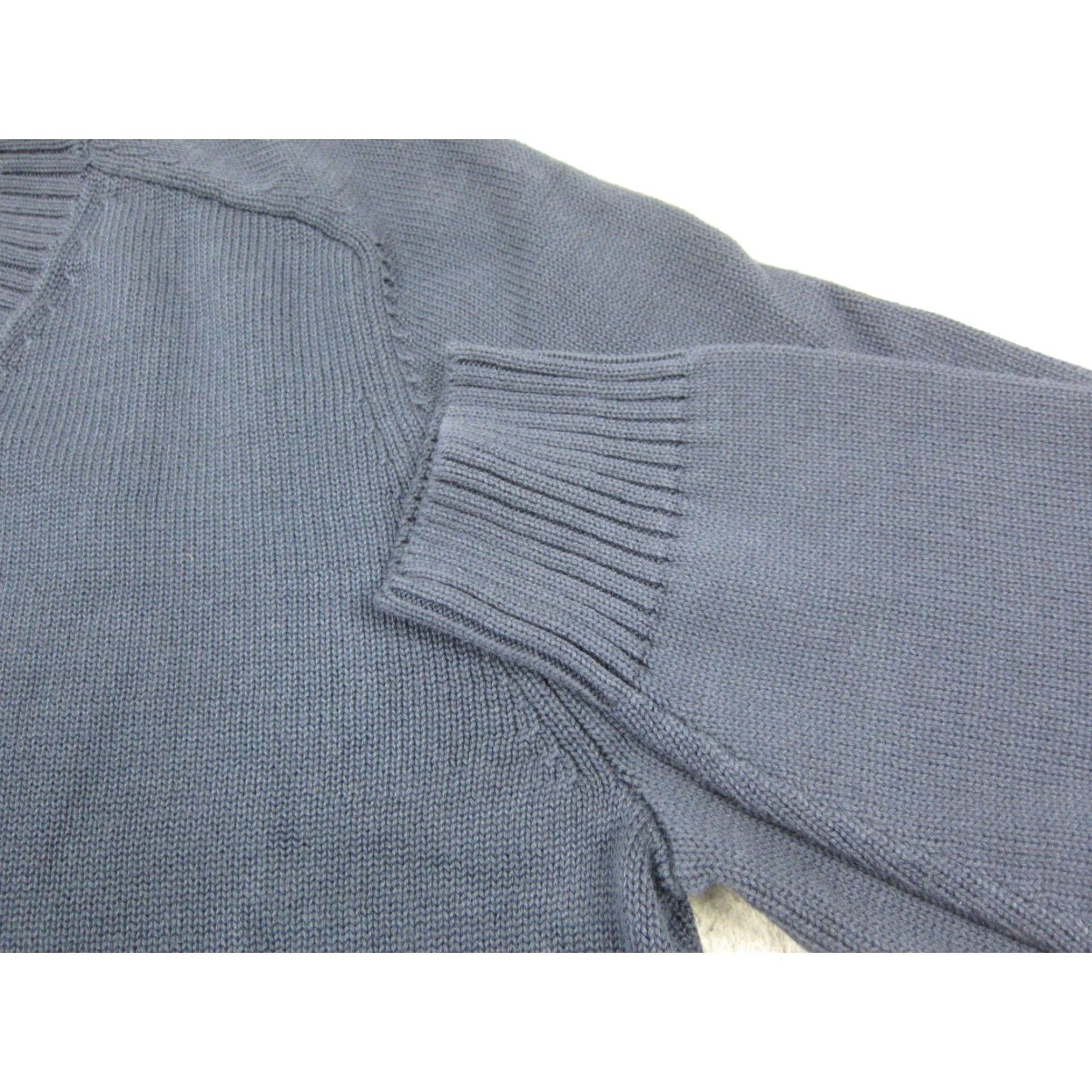 J.Crew J Crew Sweater Mens M Blue V-Neck Pullover Cotton Ribbed Trim 90s Casual Size US M / EU 48-50 / 2 - 5 Thumbnail