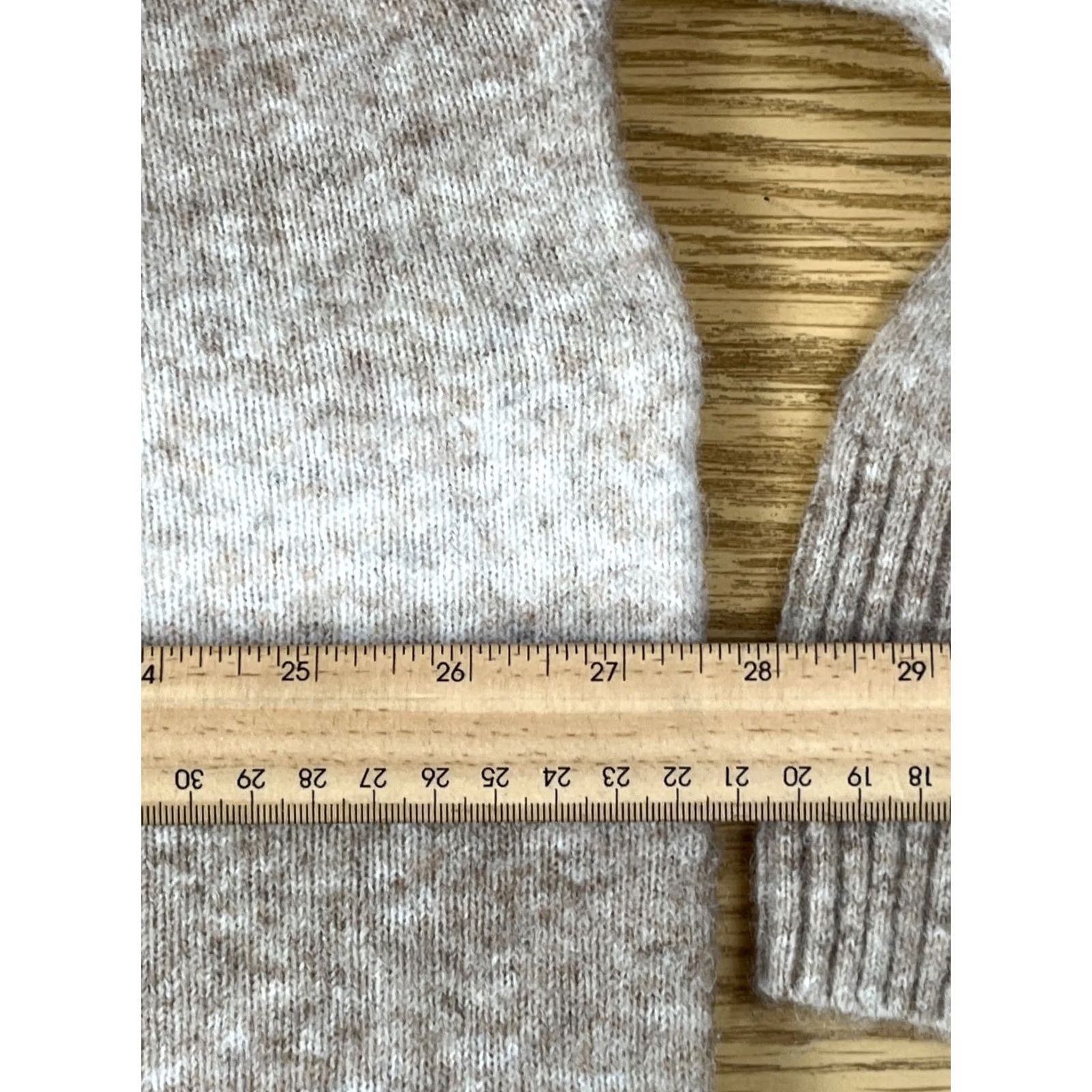 Old Navy Old Navy Sweater Womens XL Beige Ombre Crew Neck Long Sleeve Regular Fit Size XL / US 12-14 / IT 48-50 - 6 Thumbnail