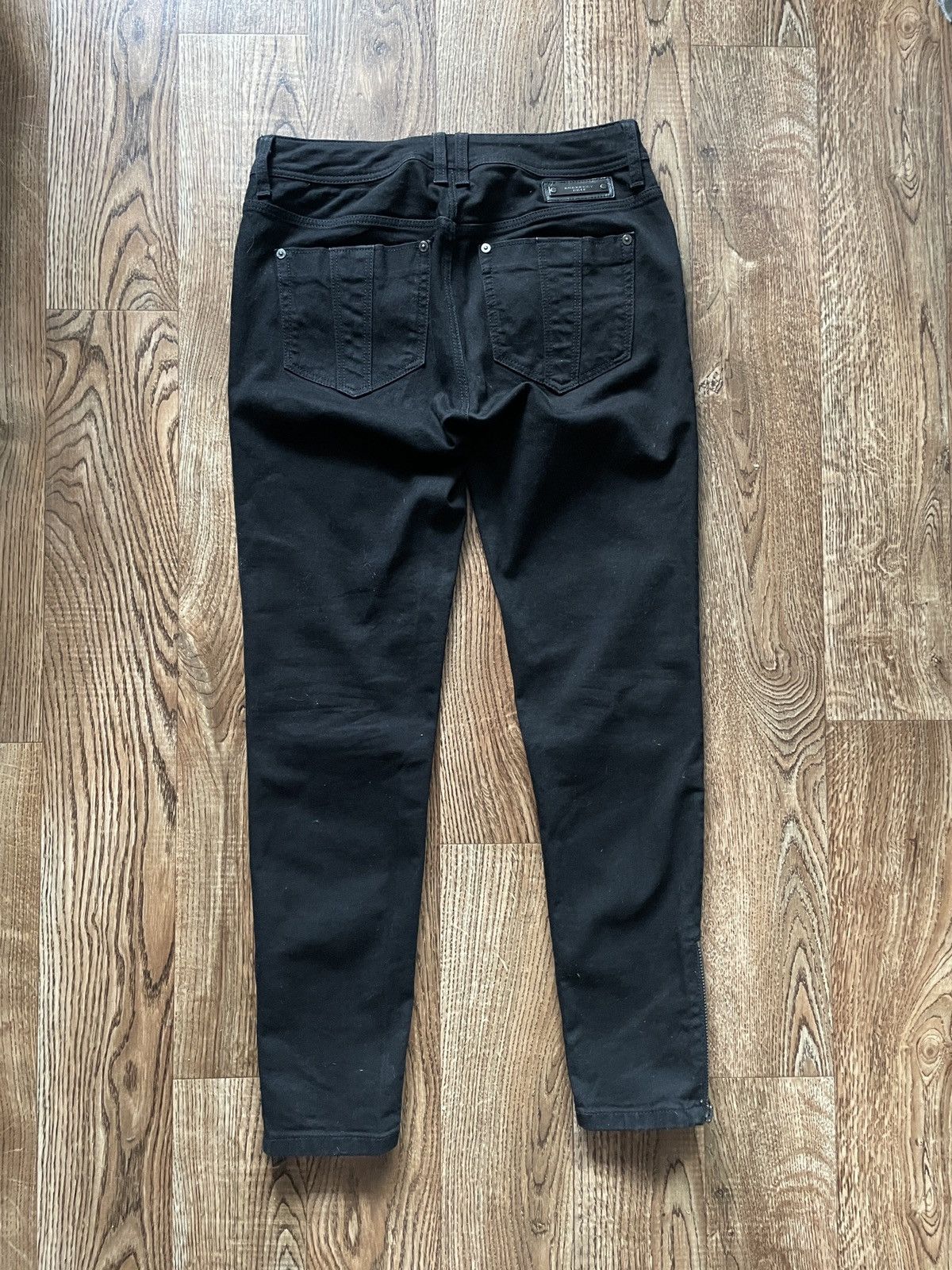 Burberry Burberry Brit Zipped Black Jeans Size 29" - 13 Thumbnail