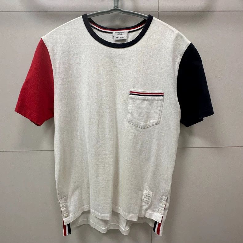 Thom Browne Thom Browne Classic color T-shirt Size US XS / EU 42 / 0 - 1 Thumbnail