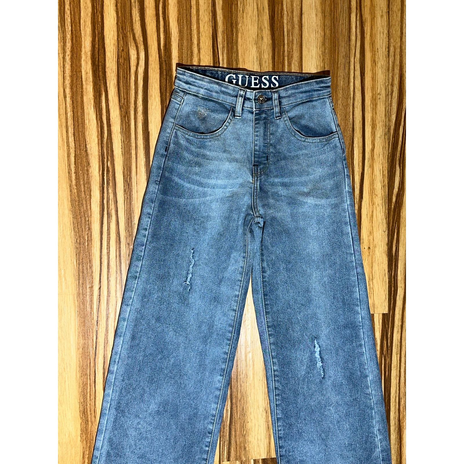 Guess Guess Light Blue Jeans Size 10 Size 32" / US 10 / IT 46 - 4 Thumbnail