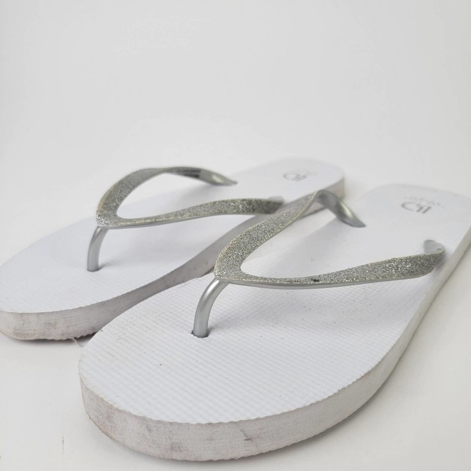 Aeropostale Aeropostale Glitter Strap Flip Flops 9-10 Size US 9 / IT 39 - 3 Thumbnail