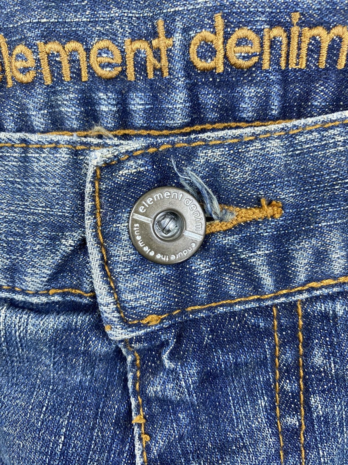 Element Vintage Element Skateboards Flared Denim Jeans Size US 33 - 12 Thumbnail