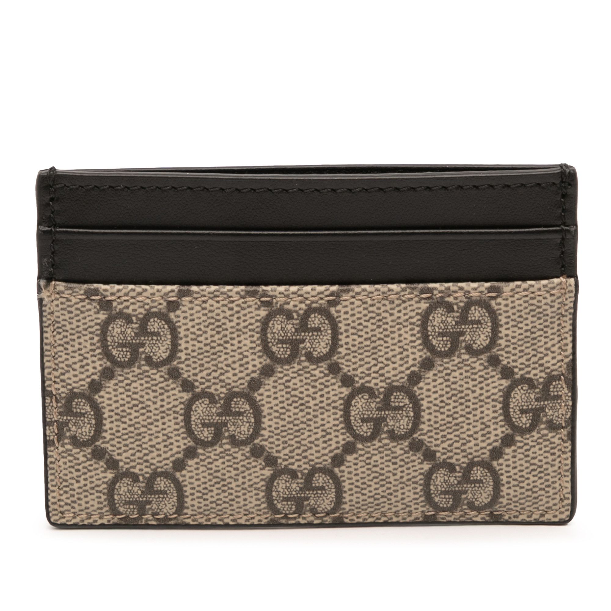 Gucci Gucci GG Supreme Card Holder Size ONE SIZE - 1 Thumbnail