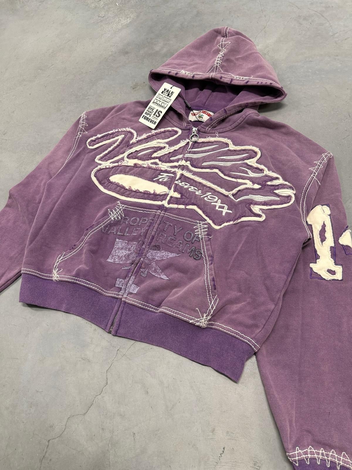 Vale Vale Forever Valley Dreams Purple Religion Zip Up Hoodie Size US S / EU 44-46 / 1 - 2 Thumbnail