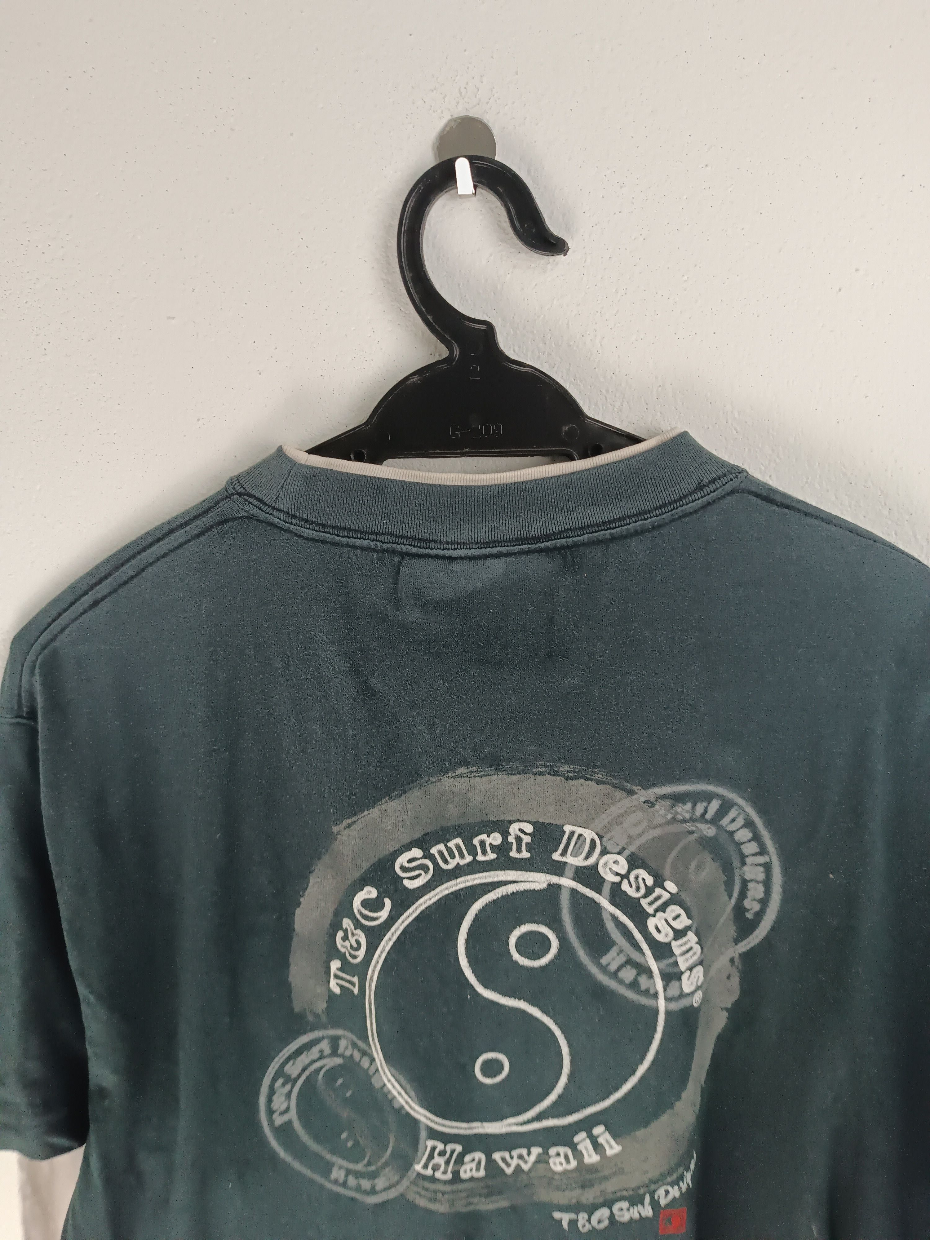 Vintage THRASHED FADED VINTAGE Y2K T&C DOUBLE LAYER LONGSLEEVE LGB Size US M / EU 48-50 / 2 - 16 Thumbnail