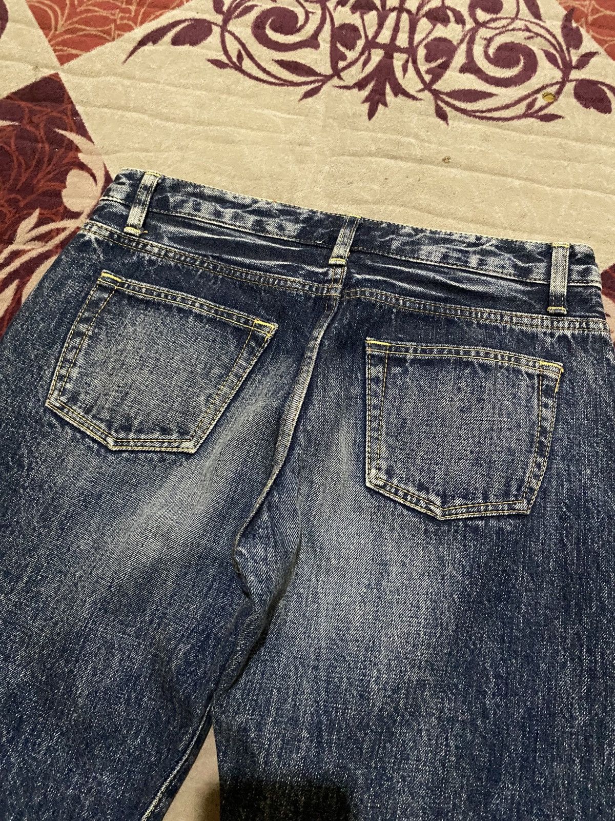 Japanese Brand Jhon Bull Flare Washed Denim Pants Size US 30 / EU 46 - 13 Thumbnail