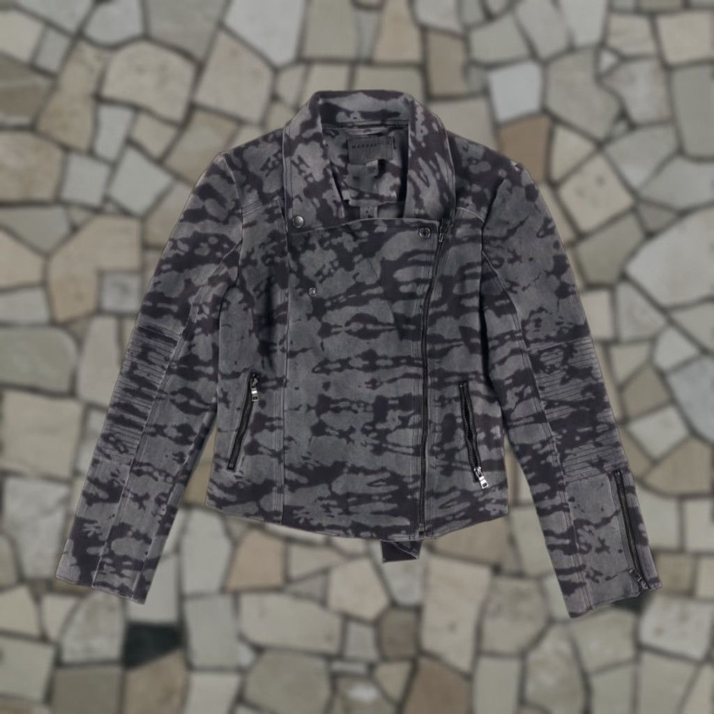 Vintage Marrakech Margot Moto High Stretch Solid Long Sleeve Jacket Blackpearl Women's S Shirt Size S / US 4 / IT 40 - 1 Thumbnail