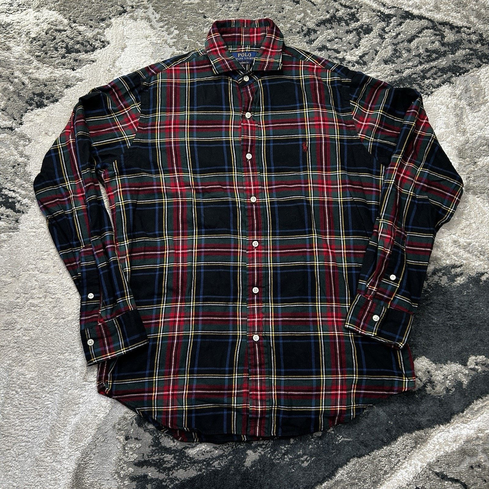 Polo Ralph Lauren Polo Ralph Lauren Classic Fit Plaid Cotton Button-up M Size US M / EU 48-50 / 2 - 1 Thumbnail