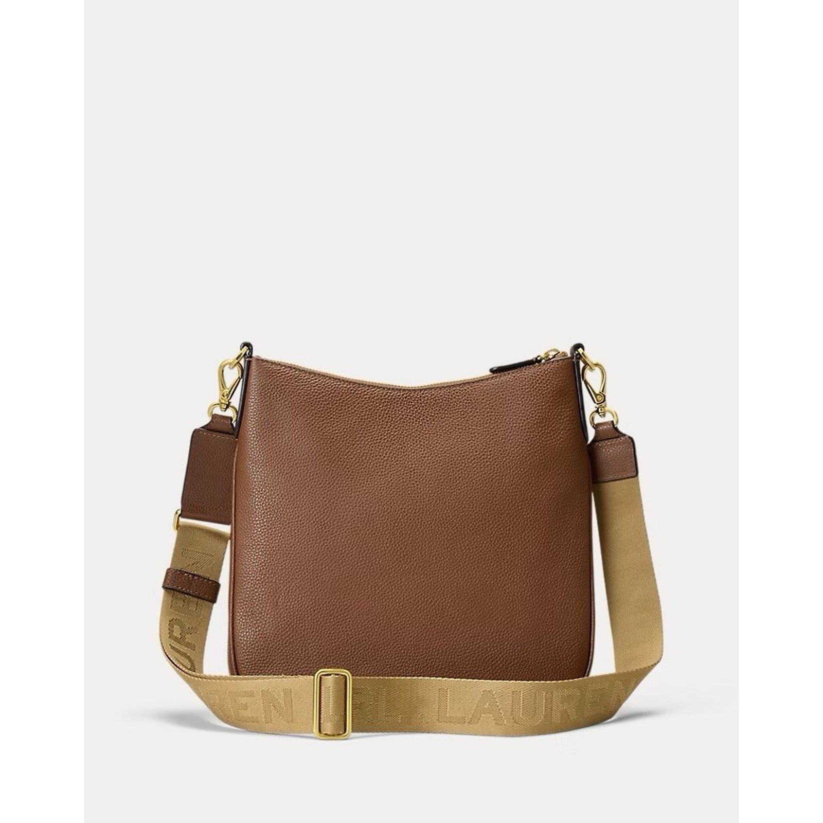 Polo Ralph Lauren NWT Lauren Ralph Lauren Cameryn Leather Small Crossbody Tan Size ONE SIZE - 7 Thumbnail