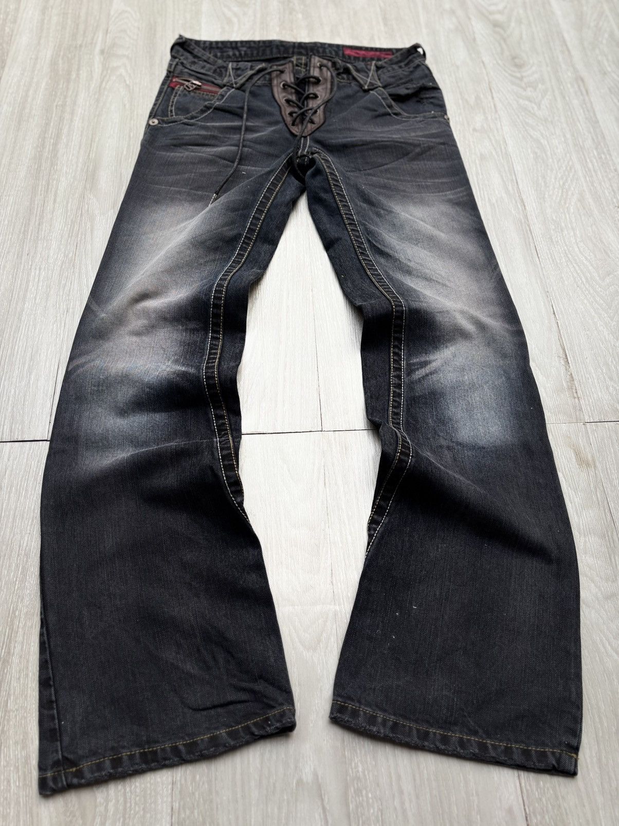 ☆archive Lolita Jeans☆ black flare 27 L ☆archive Lolita Jeans☆ black flare 27 L