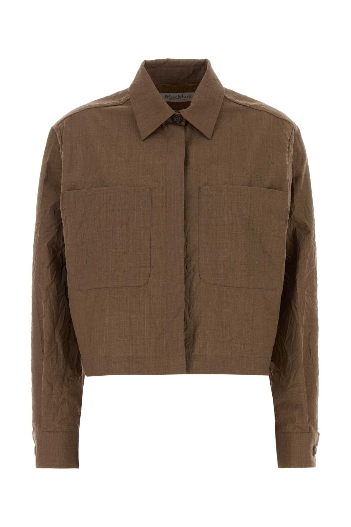 Max Mara Biscuit Wool Ricordo Shirt Size M / US 6-8 / IT 42-44 - 1 Thumbnail