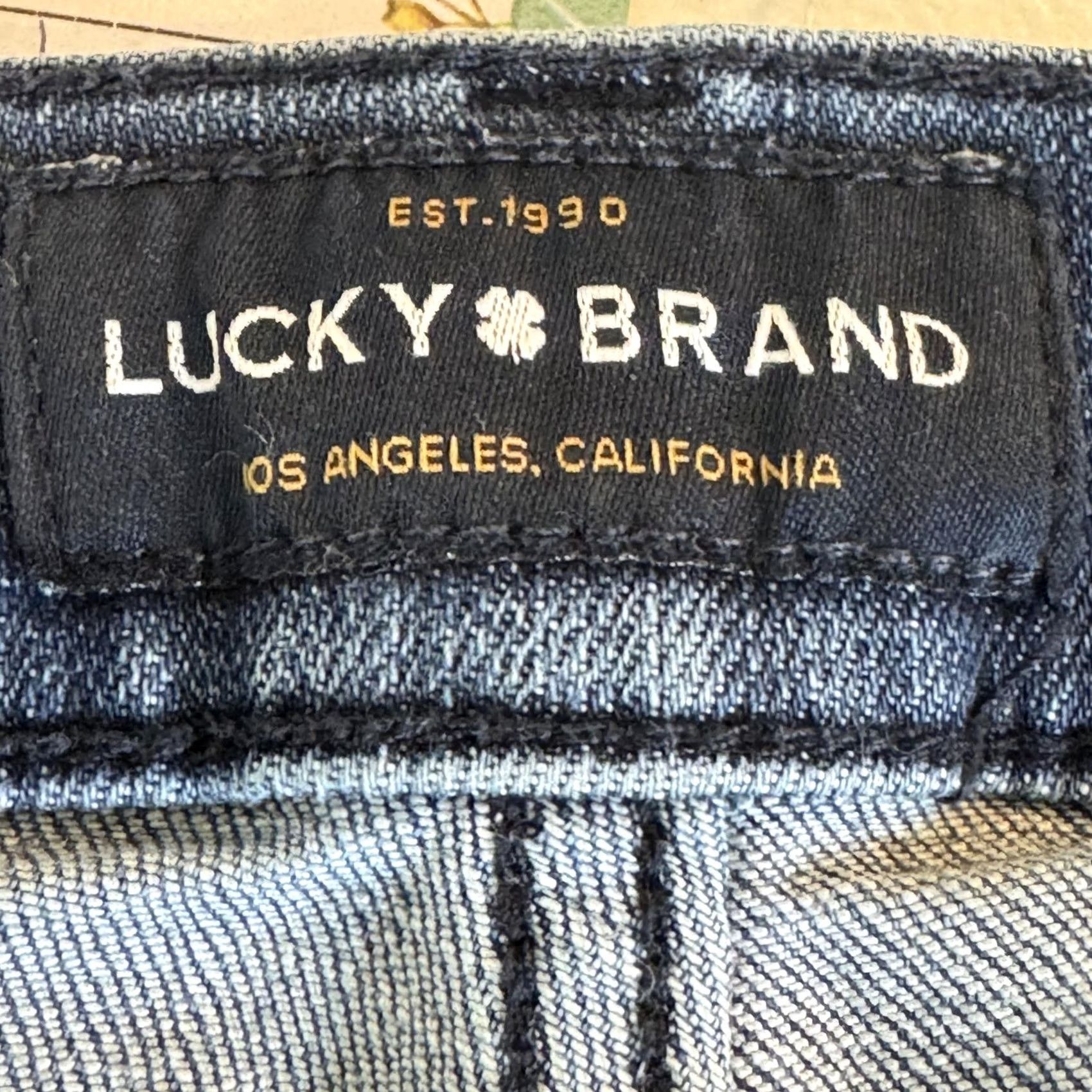 Lucky Brand Lucky Brand Jeans Mens 40x30 Blue 410 Athletic Slim Whiskered Medium Wash Denim Shirt? Size US 40 / EU 56 - 5 Thumbnail