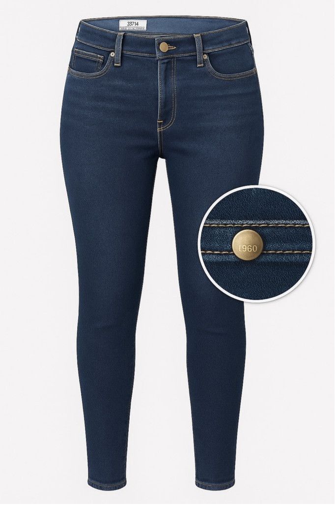 Gap Gap 1969 Forever Skinny Jeans in Dark Indigo | Size 32/14 Size 32" / US 10 / IT 46 - 2 Thumbnail