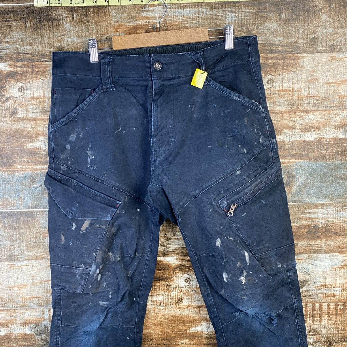 Other DL Xebec Dark Blue Cargo Multipocket Pants #C927 Size US 32 / EU 48 - 4 Thumbnail