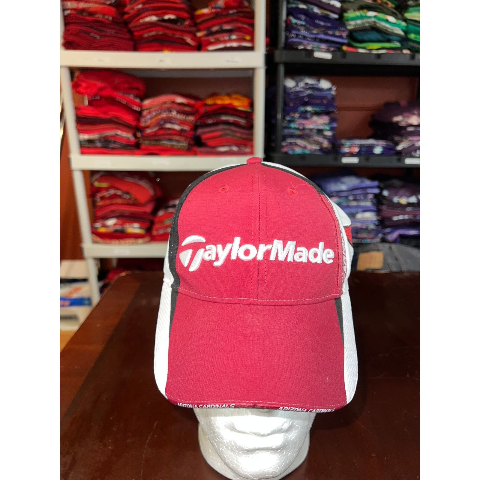 TaylorMade Taylor Made Arizona Cardinals Hat NFL Football Golf Red Cap Size ONE SIZE - 2 Thumbnail