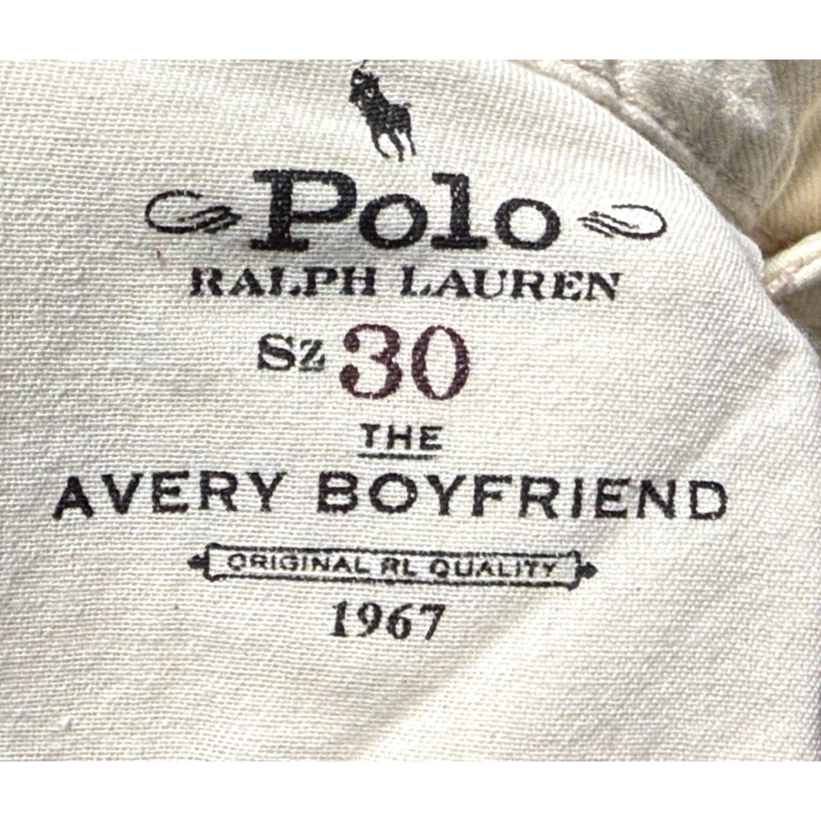 Ralph Lauren Polo Ralph Lauren Jeans Avery Boyfriend Women 33x27.5 White Denim Paint Splatter Regular Womens Size 24" / US 00 / IT 34 - 6 Thumbnail