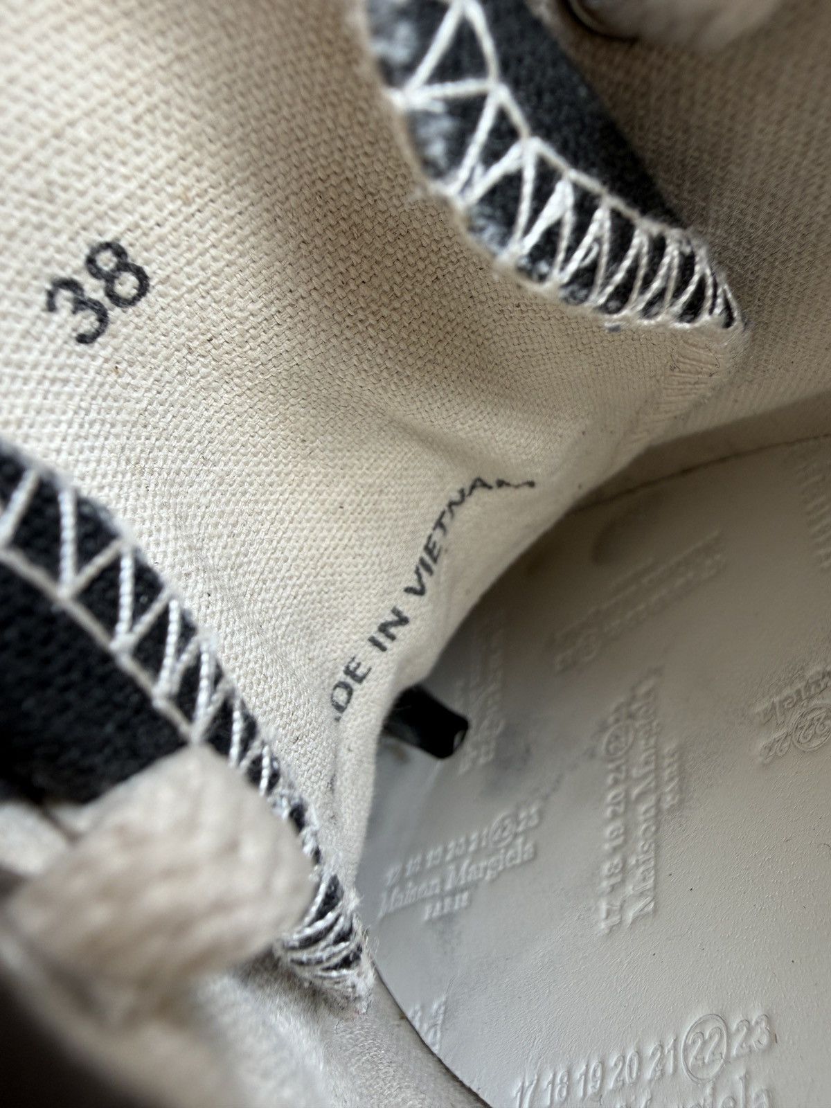 Maison Margiela tabi canvas sneaker Size US 8 / IT 38 - 10 Thumbnail