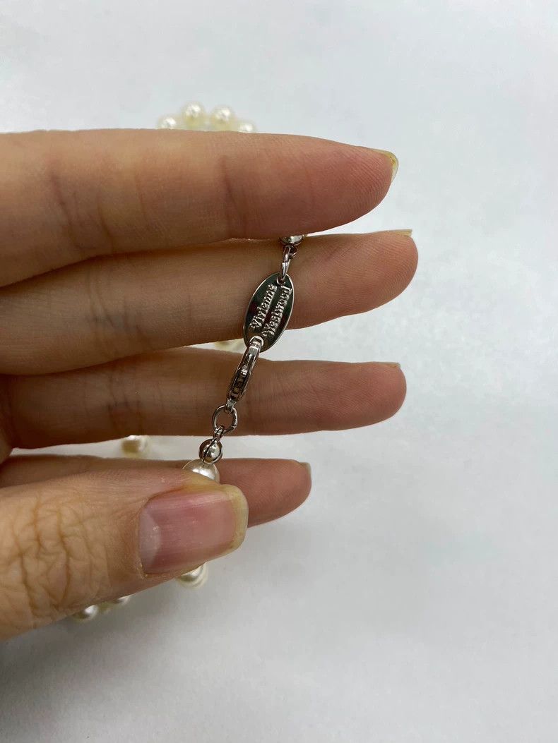 Vivienne Westwood Vivienne Westwood Saturn Pearl Necklace Size ONE SIZE - 3 Thumbnail