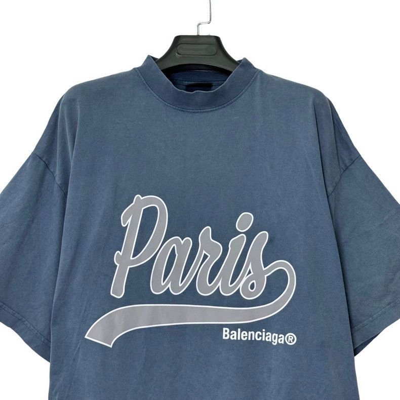 Balenciaga Balenciaga Paris Short Sleeve TShirt-2505 Size US M / EU 48-50 / 2 - 3 Thumbnail