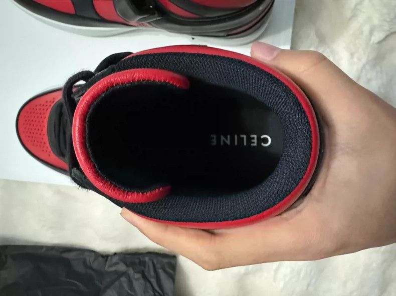 Celine Celine Black and red sports shoes Size US 9 / EU 42 - 6 Thumbnail