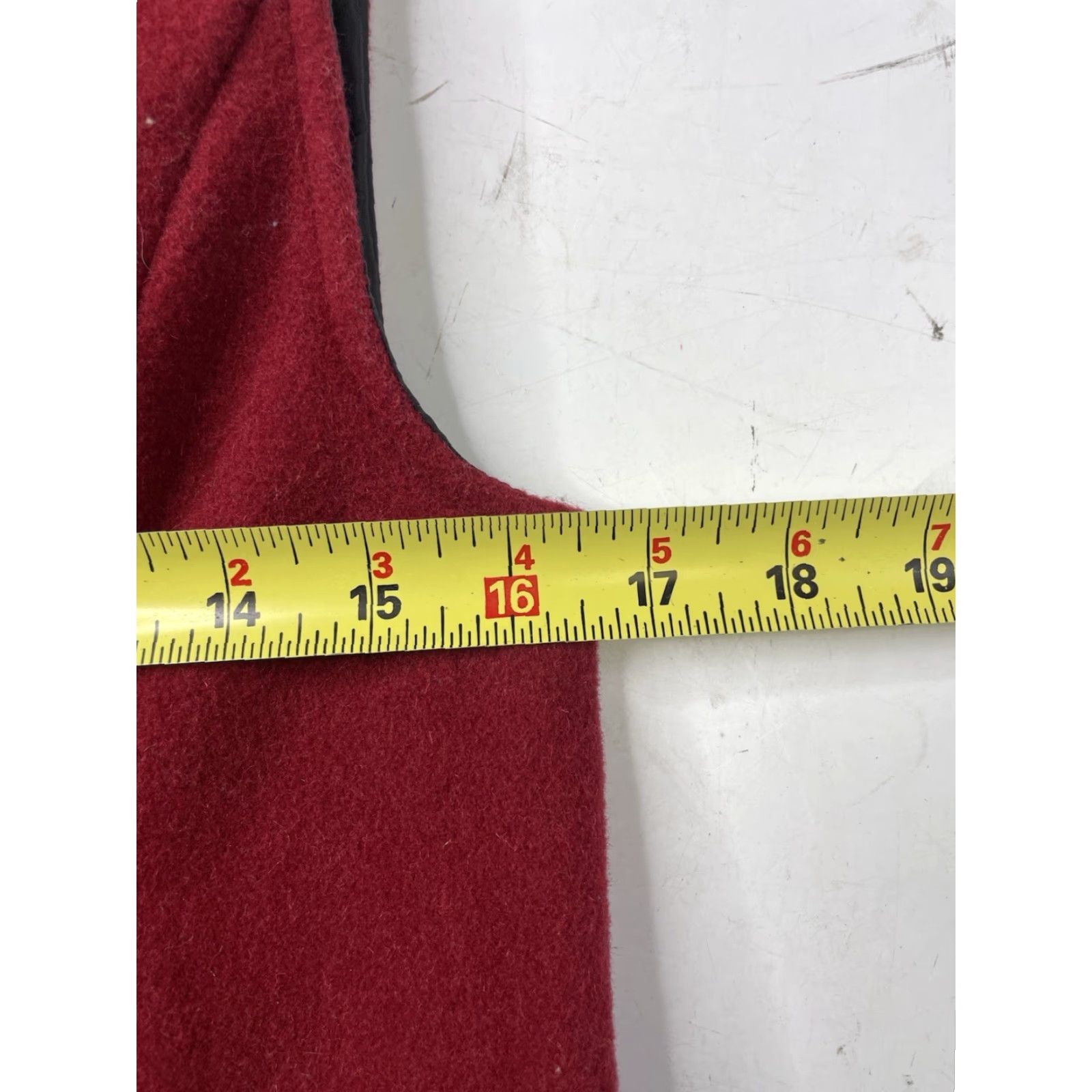 Vintage Wyoming Traders Vest Womens Small Red Wool Western Riding Cowboy Full Zip Size S / US 4 / IT 40 - 5 Thumbnail