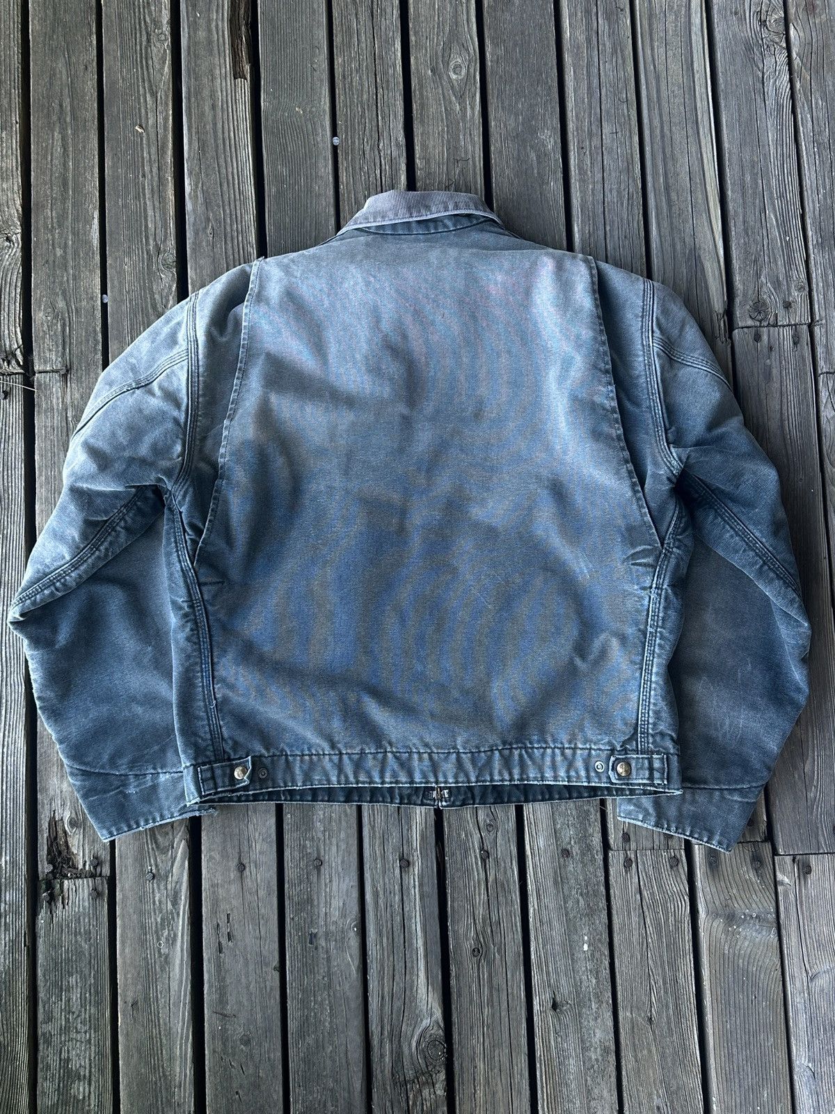 Carhartt CRAZY Faded Vintage Carhartt J01 BLK Black Detroit Jacket Size US XL / EU 56 / 4 - 6 Thumbnail