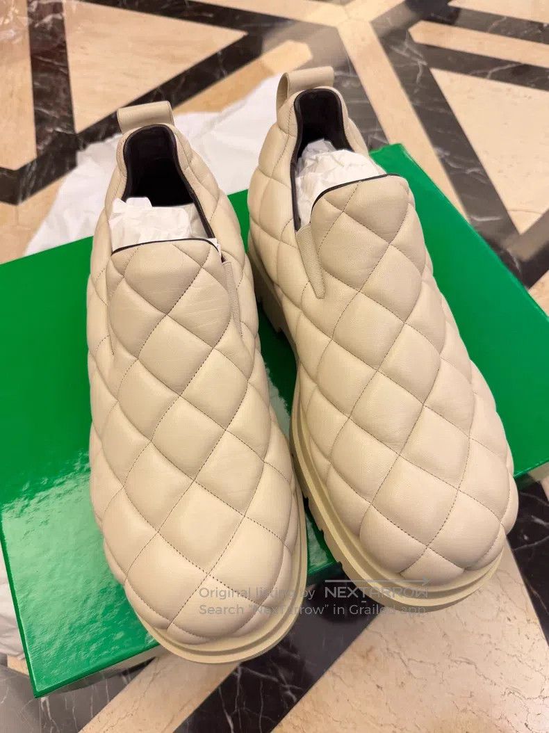 Bottega Veneta Bottega Veneta White Pineapple Leather Shoes Size US 9.5 / EU 42-43 - 1 Thumbnail