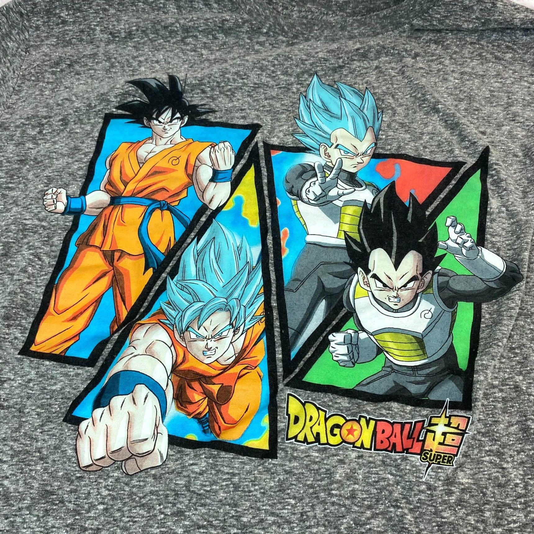 Vintage Dragon Ball Z Super T-Shirt Goku Vegeta Mens Gray Size 2XL Japanese Anime Graphic Crewneck Short Sleeve Size US XXL / EU 58 / 5 - 2 Thumbnail