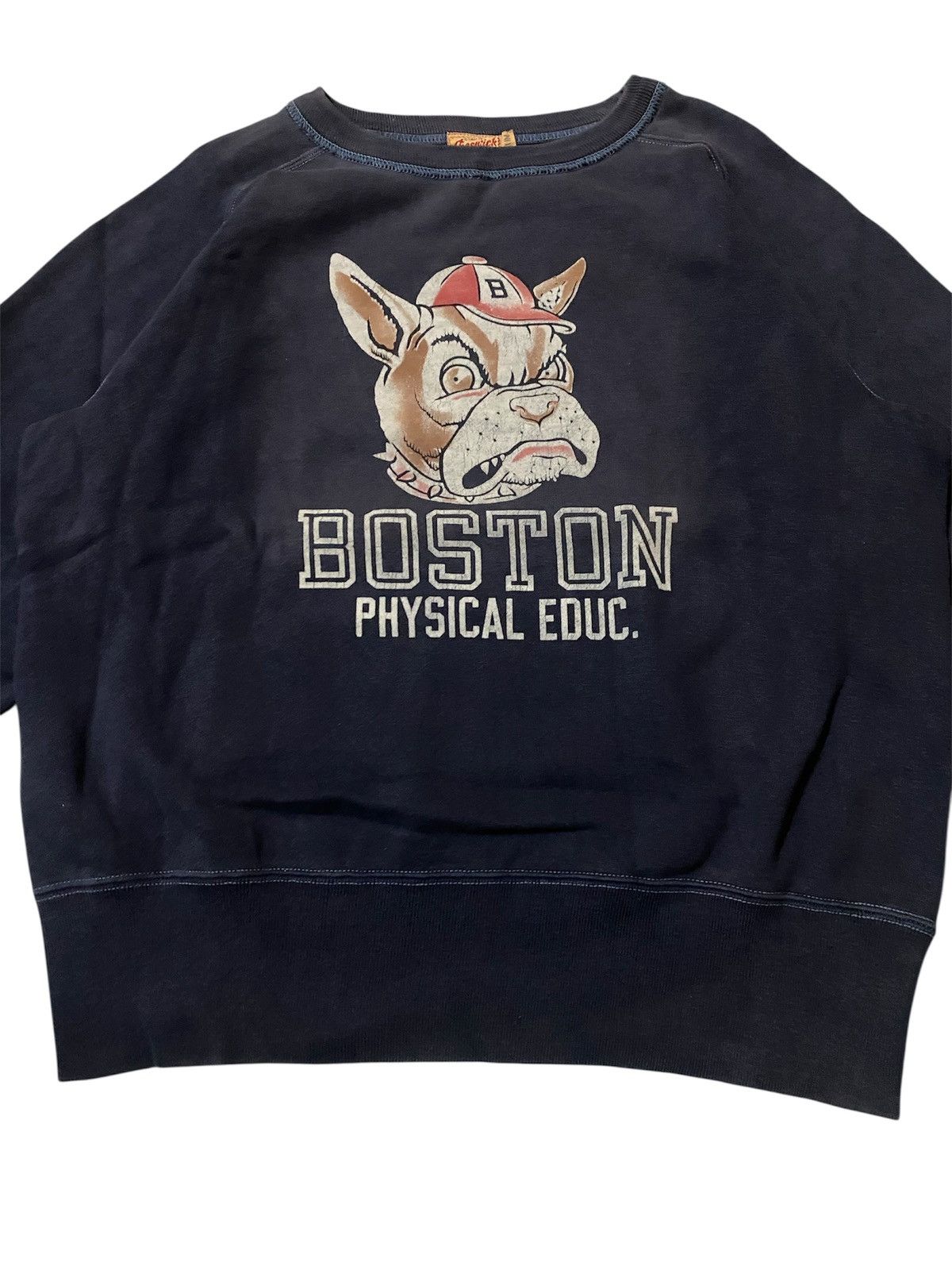 Sugar Cane Cheswick By Sugarcane Boston Bulldog Big Print Sweatshirt Size US M / EU 48-50 / 2 - 2 Thumbnail