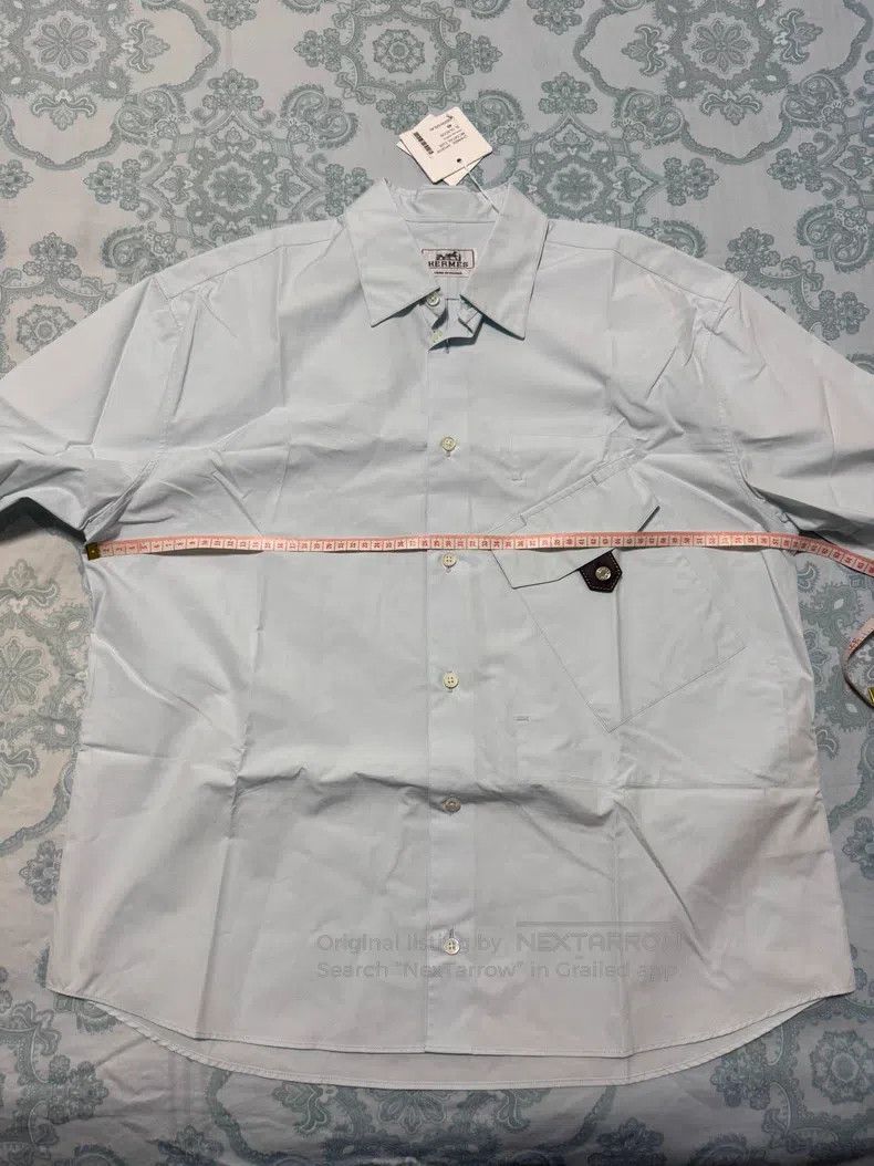 Hermes Hermes size 40 Jacket Shirt with Short Sleeves, Pocket on C Size US XXS / EU 40 - 4 Thumbnail