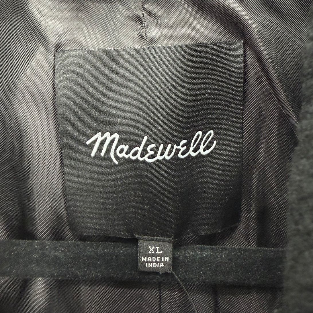 Madewell NWT Madewell Sherpa-Collar Asymmetric Zip Leather Jacket Size XL / US 12-14 / IT 48-50 - 4 Thumbnail