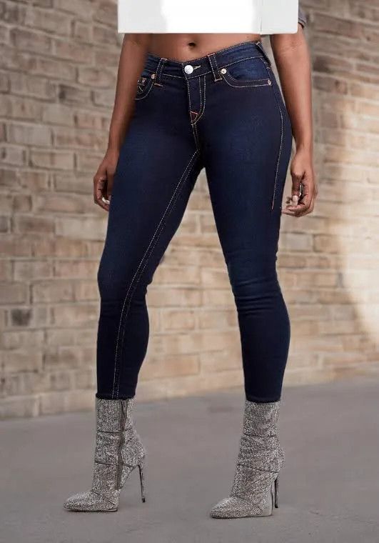 True Religion Halle higher super skinny Size 28" / US 6 / IT 42 - 3 Thumbnail
