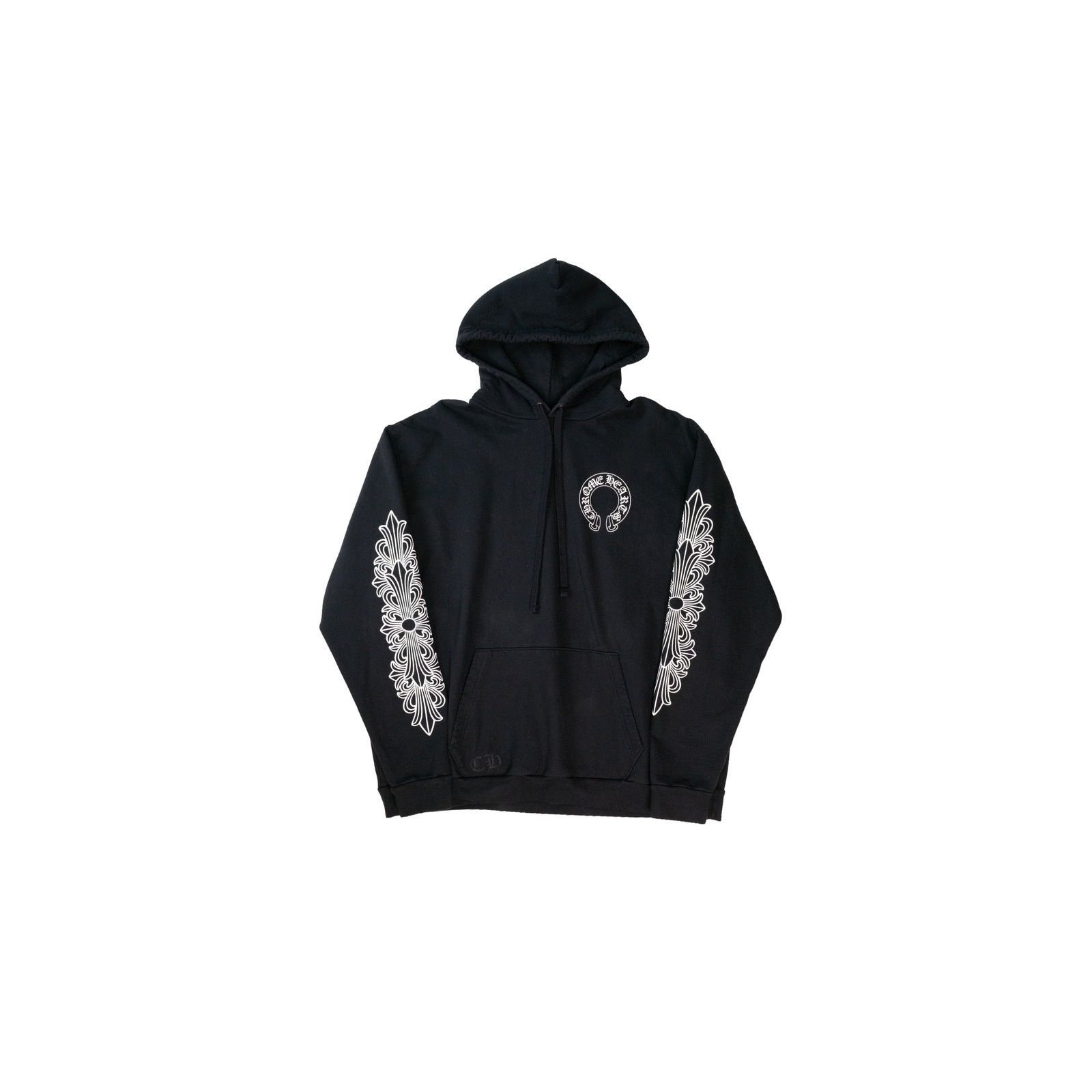 Chrome Hearts Horseshoe Floral Hoodie 'Black' Size US XXL / EU 58 / 5 - 1 Thumbnail