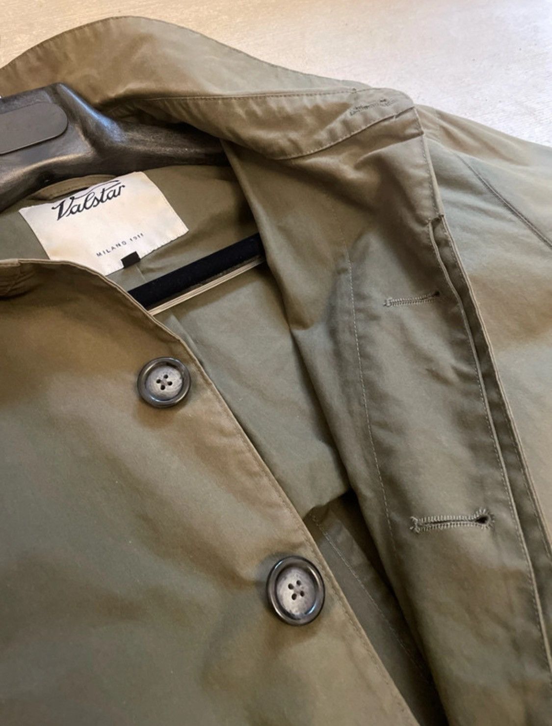 Valstar Valstar Milano waxed Coat 52/L army Barbour Drakes Size US L / EU 52-54 / 3 - 5 Thumbnail