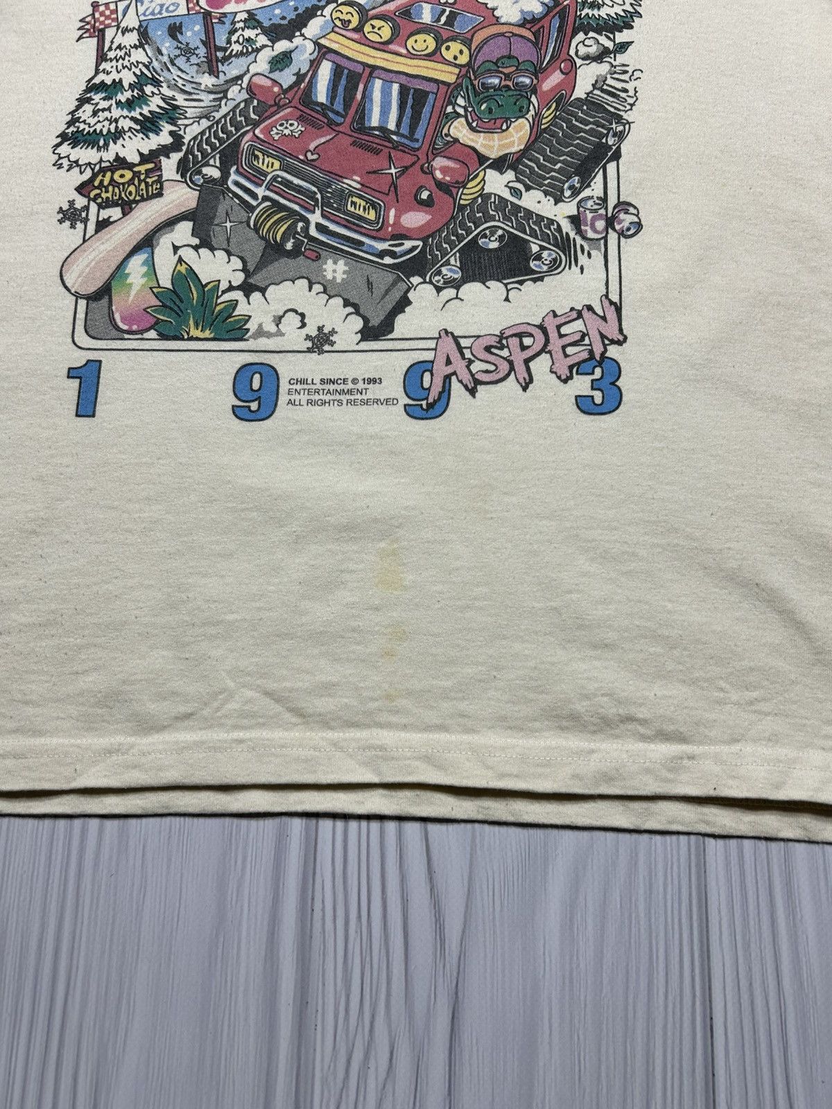 Vintage Vintage 1993 Aspen Chill Since T-Shirt Size US M / EU 48-50 / 2 - 4 Thumbnail