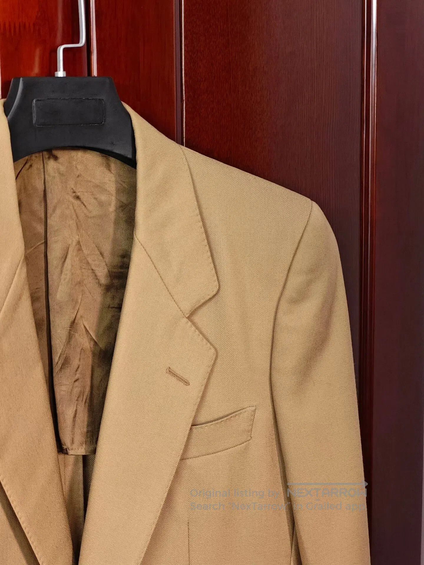 Ermenegildo Zegna Zegna Beige Wool Blend Suit Jacket. Size US S / EU 44-46 / 1 - 2 Thumbnail