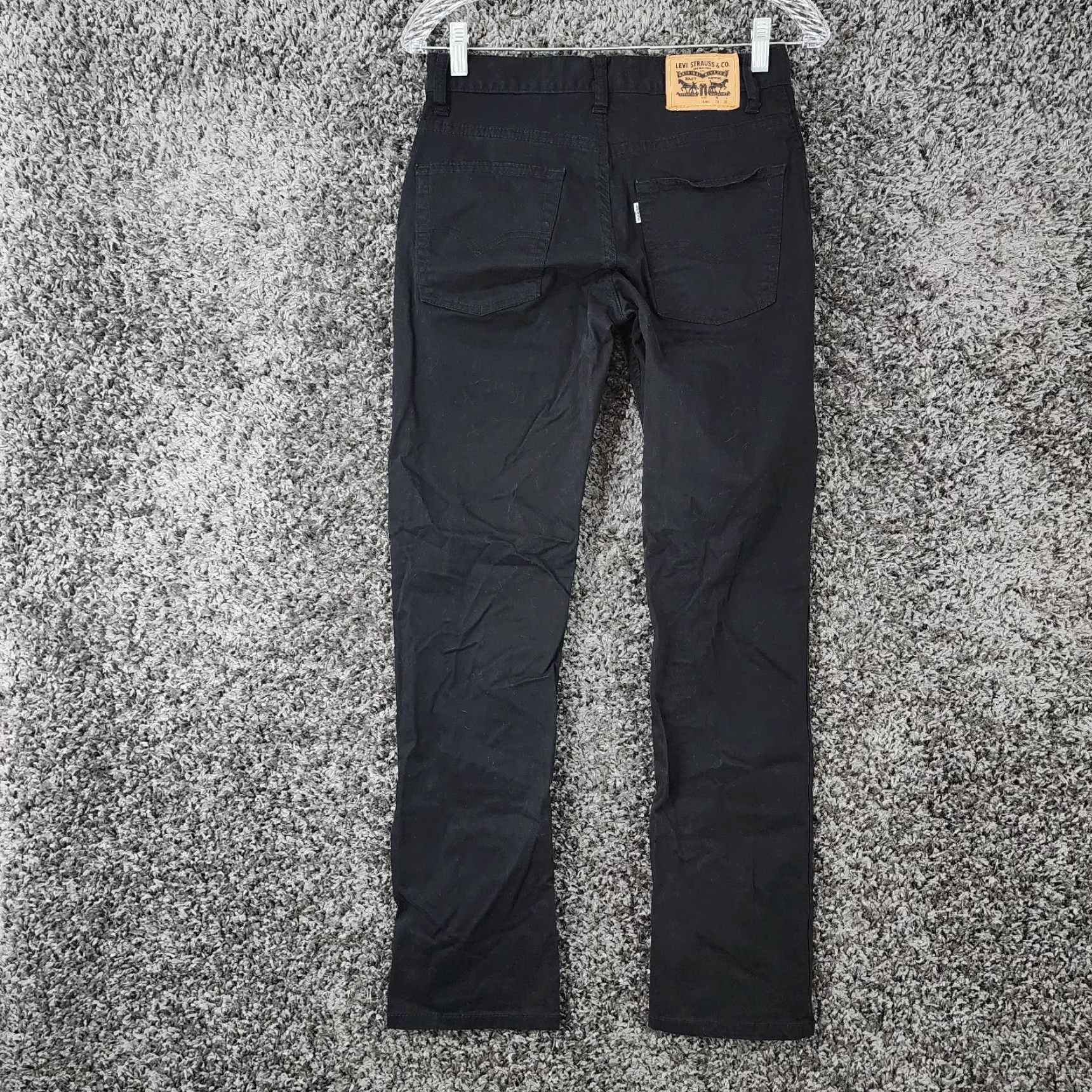 Levi's Levi 511 Womens Slim Straight Black Pants Size 16 Size 38" / US 16 / IT 52 - 6 Thumbnail