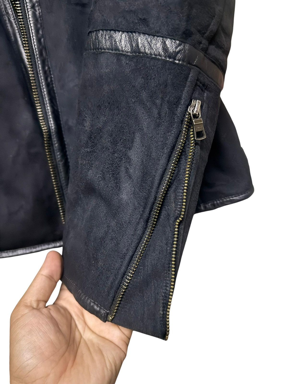Armani Exchange Armani Exchange Suede Ridding Leather Jacket Size US M / EU 48-50 / 2 - 8 Thumbnail
