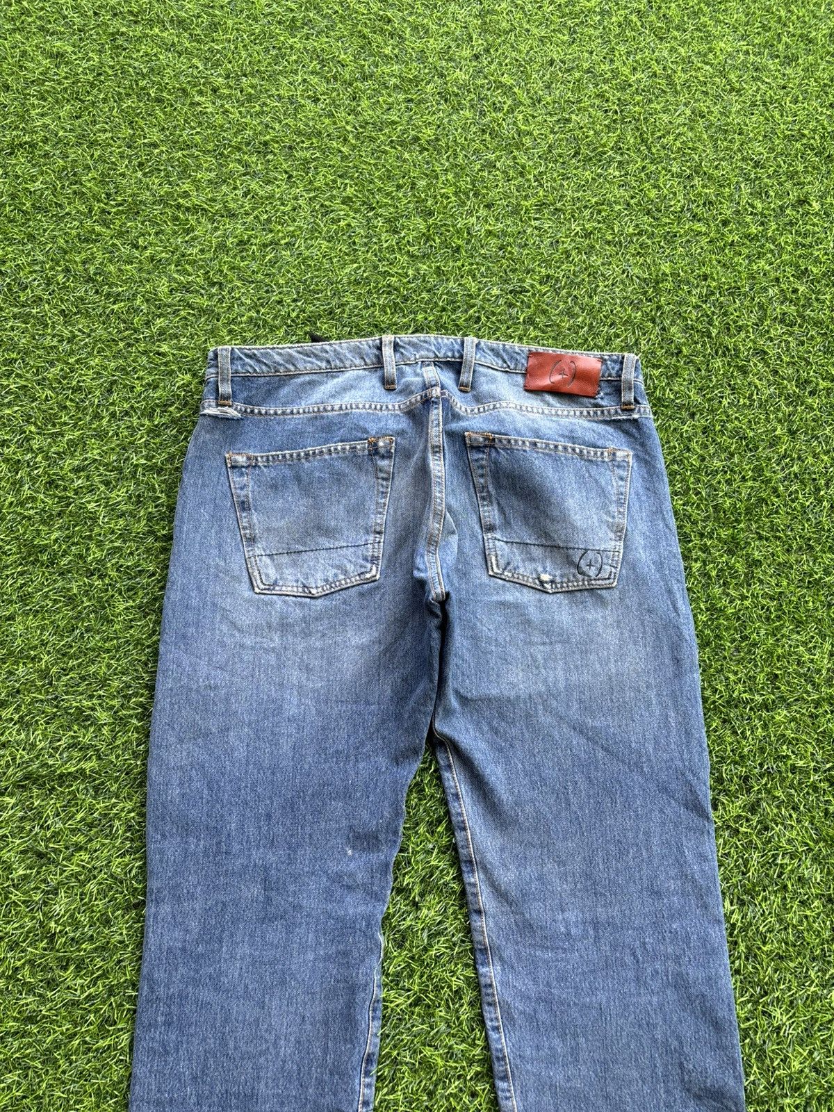 (+)PEOPLE (+) People Distressed Denim Jeans Size US 32 / EU 48 - 4 Thumbnail