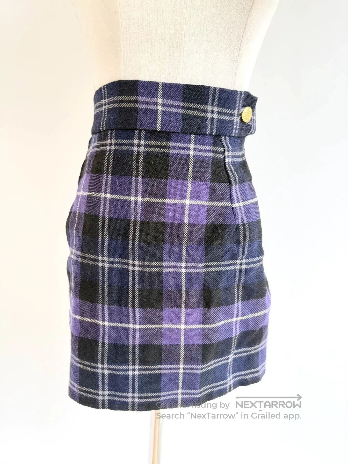 Vivienne Westwood vivienne westwood purple plaid mini skirt. Size 28" / US 6 / IT 42 - 5 Thumbnail