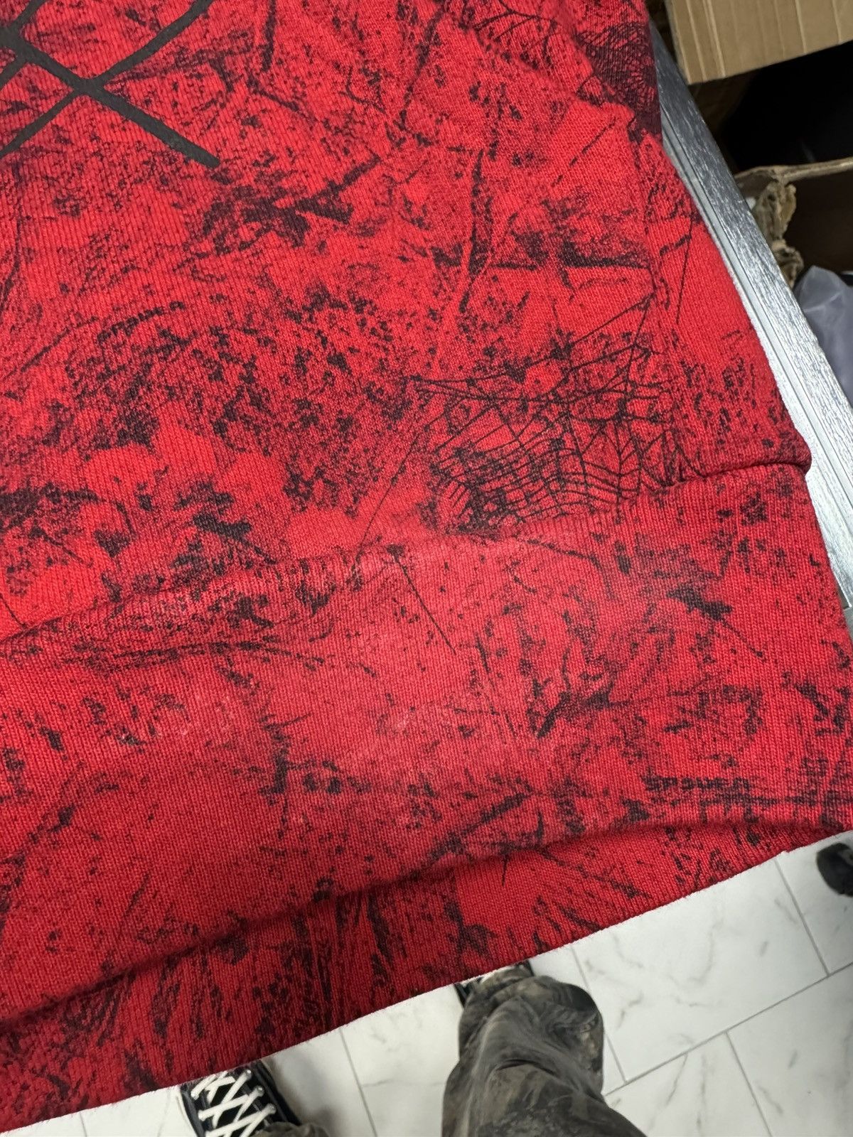 Sp5der Sp5der OG Tree Camo Hoodie Red Size US M / EU 48-50 / 2 - 6 Thumbnail