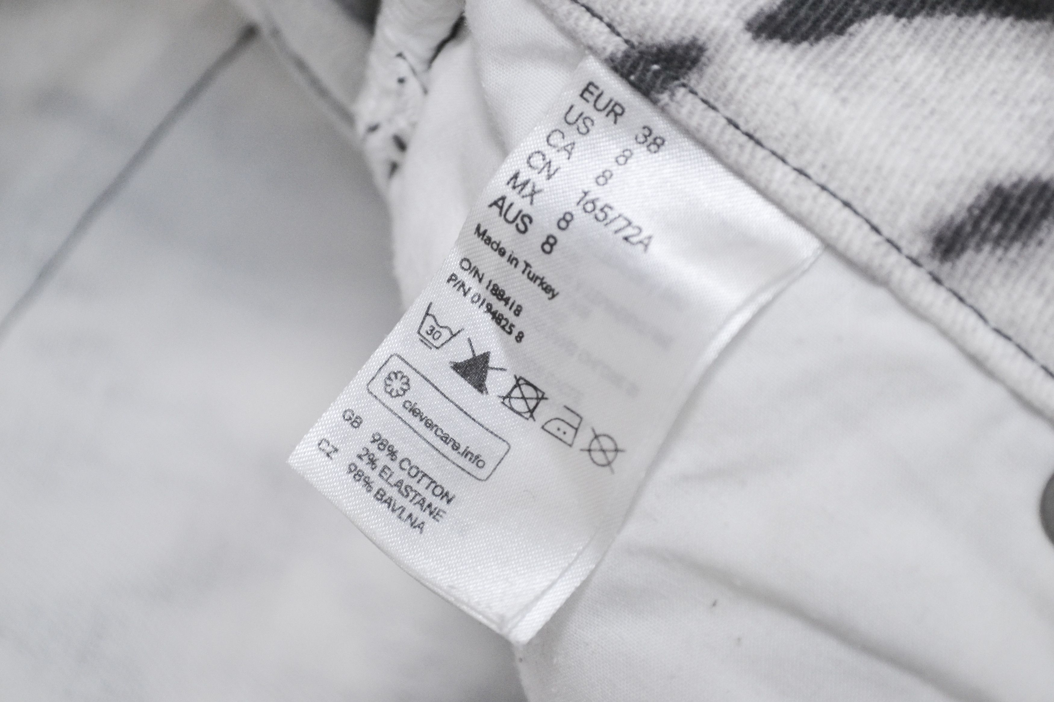 Isabel Marant Isabel Marant Pour x H&M Multicolor Biker Jeans Pants Size 27" / US 4 / IT 40 - 12 Thumbnail
