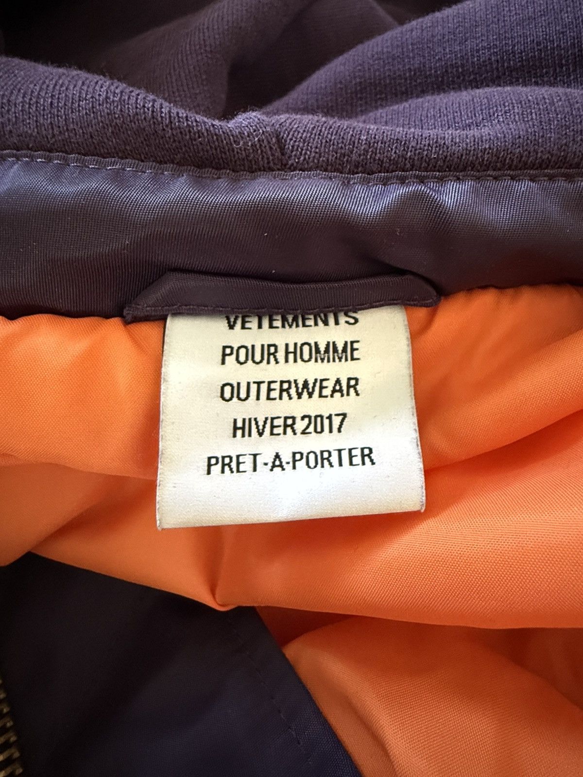 Vetements Vetements AW16 Total Fucking Darkness Bomber Jacket Size US M / EU 48-50 / 2 - 10 Thumbnail